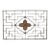 Lotus Antique Chinese Wood Screen Panel For Sale