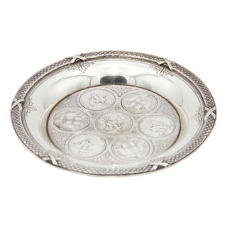 Circular Silver Ticket Box For Sale