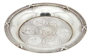 Circular Silver Ticket Box