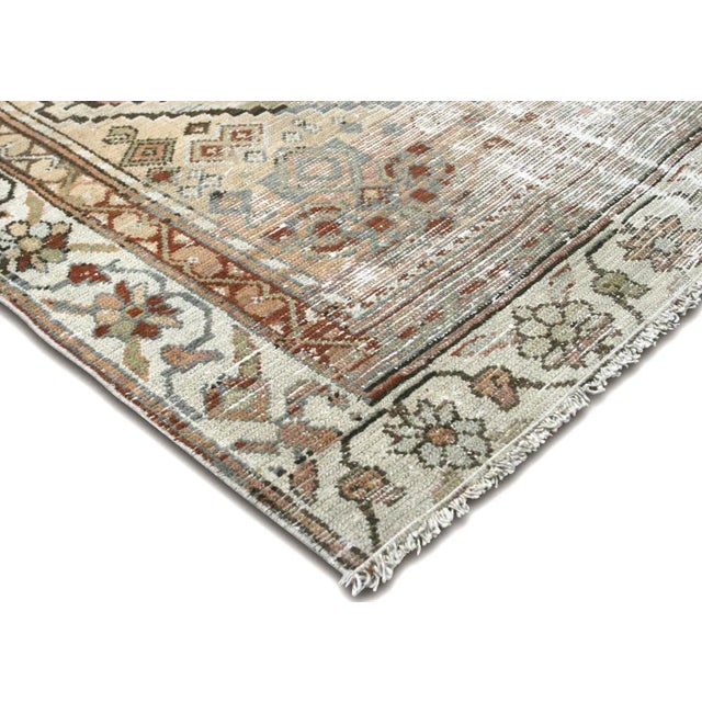Transitional 19th Century Persian Melayer Rug For Sale - Image 3 of 7