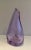 Mid-Century Modern Circa 1970 French Glass Purplish-Colored Pear-Shaped Vase For Sale - Image 3 of 13