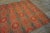 1870s Red Octagonal Geometric Antique American Ingrain Carpet 7'7" X 9'6" Flatweave Wool Rug For Sale - Image 13 of 15