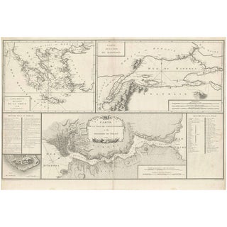 Map of Constantinople by Aeg, 1785 For Sale