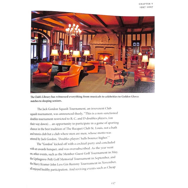 "A Youthful Hundred: The History of the Racquet Club St. Louis 1906-2006" 2007 Noonan, Troupe For Sale - Image 9 of 11