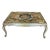 One of a Kind Artist Created Coffee Table With Collaged Top For Sale