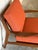 Terra Cotta In Style of Ib Kofod-Larsen for Selig Teak Lounge Chair Newly Reupholstered Mid-Century Modern 1960s For Sale - Image 8 of 12