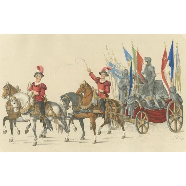 Paper Triumphal Chariot, 1855, Paper For Sale - Image 7 of 10