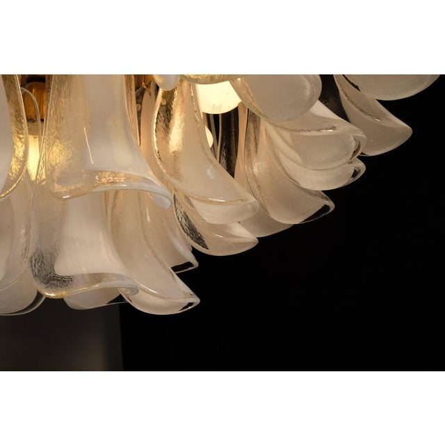 1990s Murano Glass Petal Chandelier, 1990s For Sale - Image 5 of 11