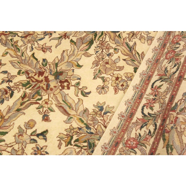 Textile Shabby Chic Basan Pak-Persian Beige/Gray Wool Rug - 4'0'' X 6'2'' For Sale - Image 7 of 9