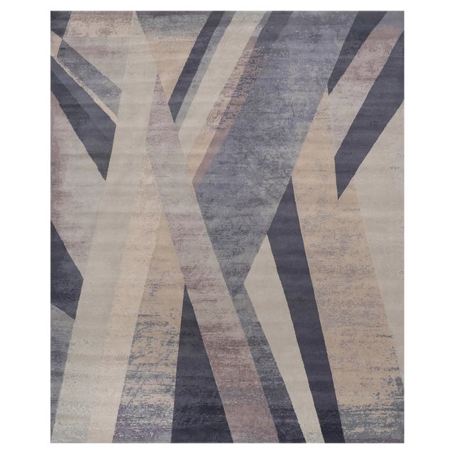 Hand-Knotted Parquet Rug from DSV Carpets For Sale