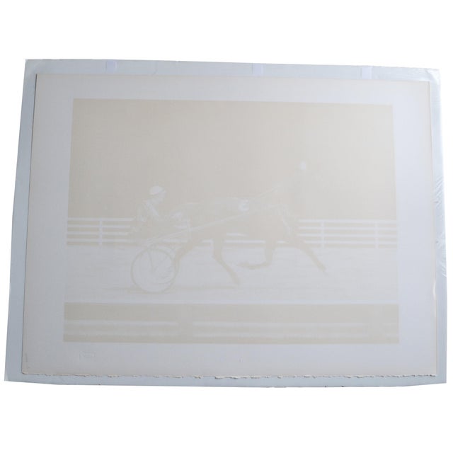 Paper Limited Edition "Standardbred" Lithograph by Mel Hunter For Sale - Image 7 of 8