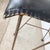 Vintage Studio-Made Sculptural Iron Counter Stool With Black Leather Seat For Sale - Image 10 of 18