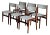Rosewood Dining Chairs in Style of Erik Buch Mid-Century Modern Sculptural Seating Set of 6 Denmark 1960s For Sale