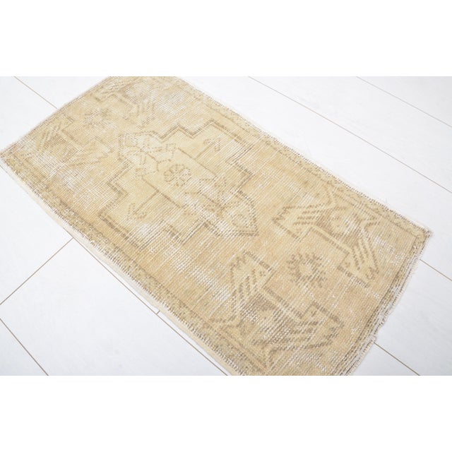 Turkish Mid 20th Century Turkish Fire Place Carpet For Sale - Image 3 of 5