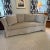 Flare Arm Sofa A beautifully made sofa (no tag) that is heavy, comfortable and a great scale for a living room or even...