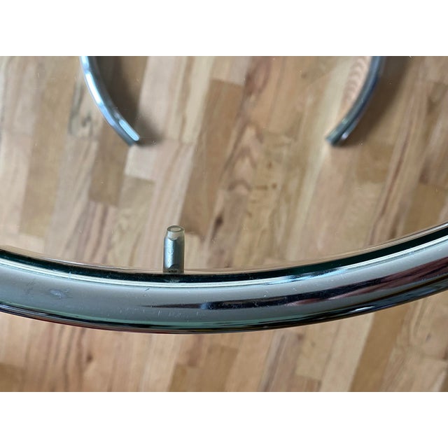 Vintage Eileen Gray E1027-Style Adjustable Chrome Side Table, Circa 1970s–1980s For Sale - Image 12 of 17