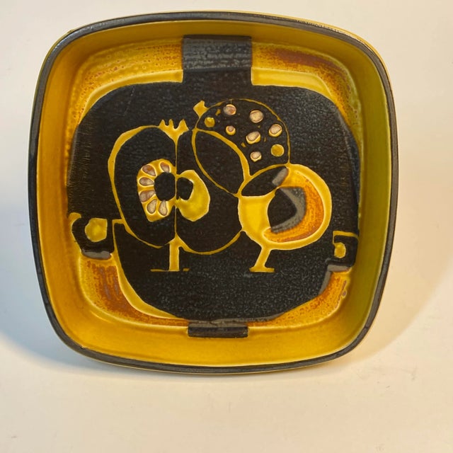 1968 Danish Johanne Gerber Tenera Series Apple Design Decorative Dish For Sale In San Francisco - Image 6 of 6