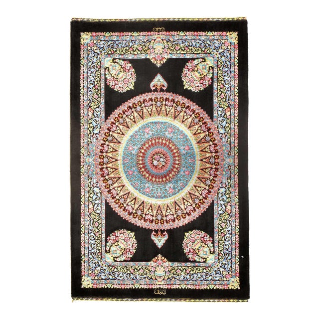 Pasargad DC Exquisite Design Paris Palace Fine Power Loom V.Silk Rug For Sale