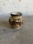 Vintage 1960s Danish Mid-Century Modern ceramic vase showcases a striking relief pattern from the historic Michael...