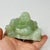 Chinese Carved Green Jade Maitreya Laughing Buddha Figure For Sale - Image 6 of 15
