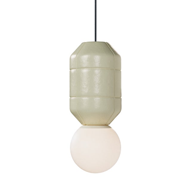 Ceramic Base Pendant Lamp by Svitanok For Sale