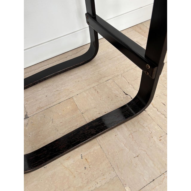 Brown Small Writing Desk by Giuseppe Pagano for Gino Maggioni, Italy, 1940s For Sale - Image 8 of 13