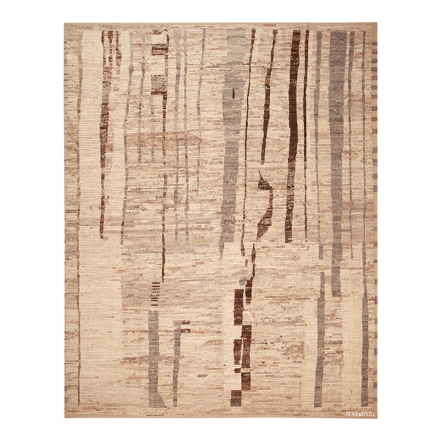 Nazmiyal Collection Modern Abstract Rug For Sale
