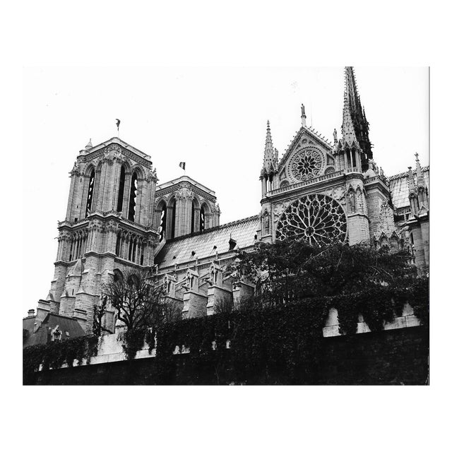 1971 Notre Dame Paris Photograph by Don Ware For Sale