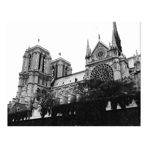 1971 Notre Dame Paris Photograph by Don Ware