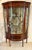 Antique Edwardian Inlaid Mahogany Shaped Display Cabinet For Sale - Image 5 of 17
