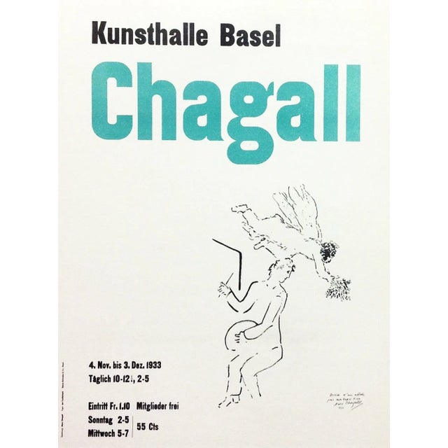 Title: Kunsthalle Basel Artist: Marc Chagall Country: Russia Medium: Lithograph 13 Paper size: 12.5 X 9.5 inch Printed:...
