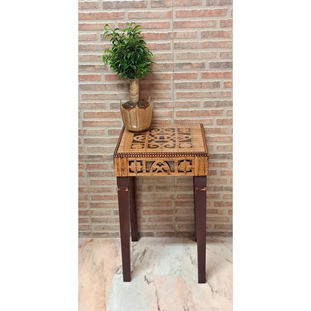 1960s Handcrafted Neomudejar Side Table, 1960s For Sale - Image 5 of 5
