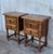 20th Century Spanish Nightstands With Iron Hardware - a Pair For Sale - Image 4 of 12