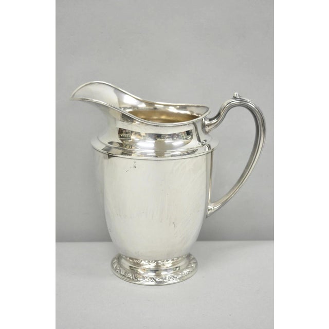 Vintage Oneida Briarcliff Victorian Silver Plated Water Pitcher For Sale - Image 12 of 12