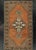 Terra Cotta Turkish Mini Rug Oriental Hand Knotted Vintage Rug 1'9" x 3' #21167 For Sale - Image 8 of 8