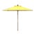 Cannes 9ft Wooden Outdoor Umbrella - Yellow For Sale