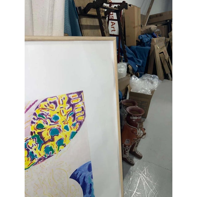 Nancy Graves (1940-1995) aquatint “Borborygmi” 1988. It is signed and dated lower right and numbered 26/50 lower left....