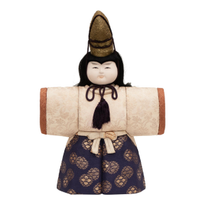 Large Late Showa to Heisei Era Japanese Decorative Hina Doll "Prince"