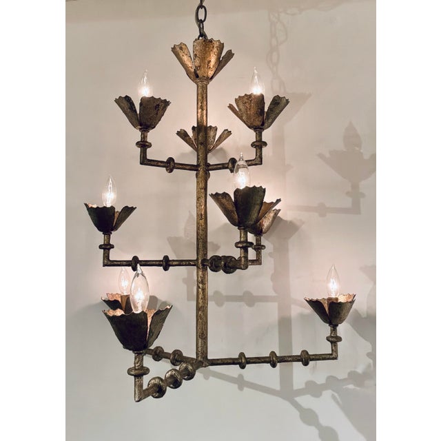 Made Goods Made Goods Modern SilverThalia Chandelier For Sale - Image 4 of 5