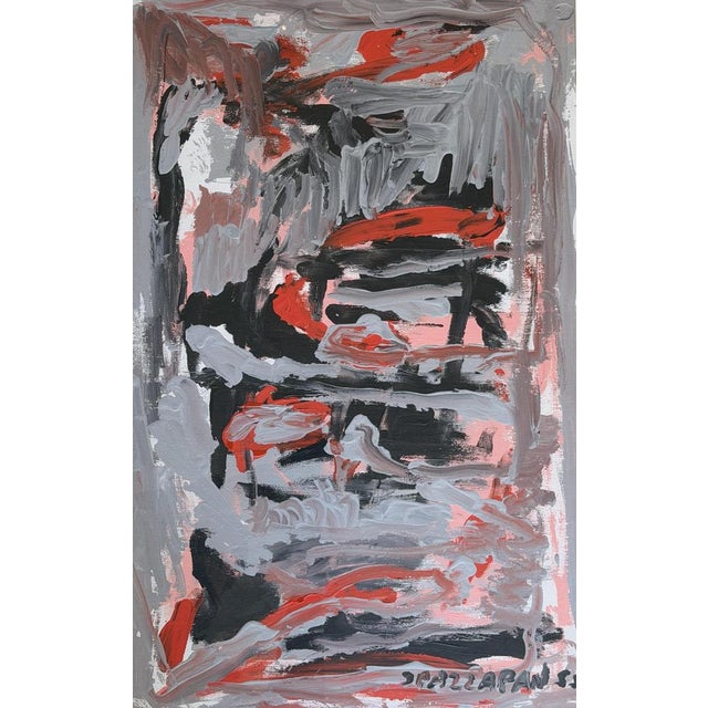Spazzapan, Modern Abstract Painting, 1970s, Mixed Media For Sale - Image 3 of 4