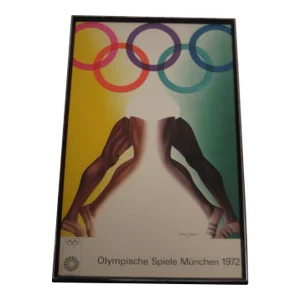 1972 Munich Olympic Games Framed Poster by Allen Jones