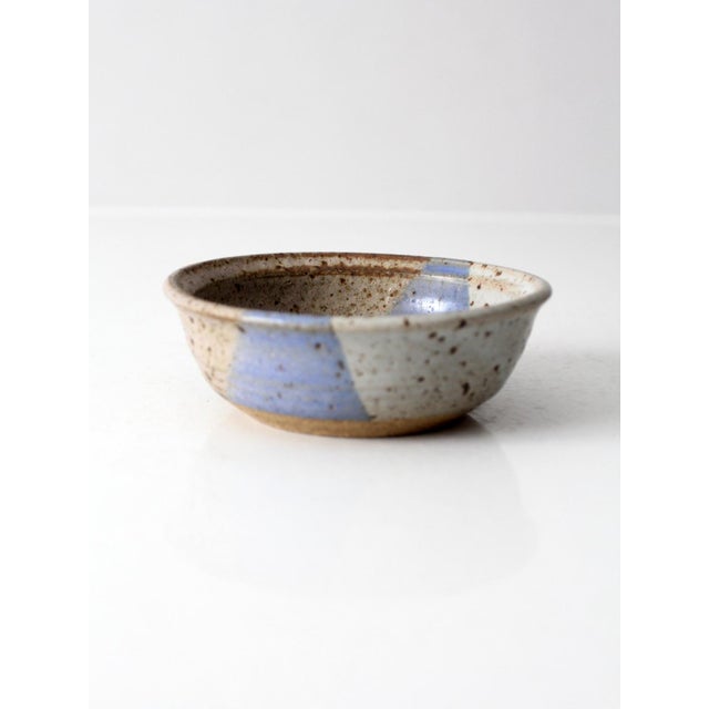 Contemporary Vintage Handmade Studio Pottery Bowl For Sale - Image 3 of 14