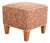 Ethan Allen Contemporary Upholstered Ottoman or Footstool For Sale