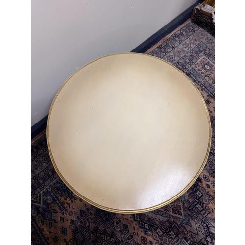 Gustavian Style Round Side Table For Sale - Image 4 of 5