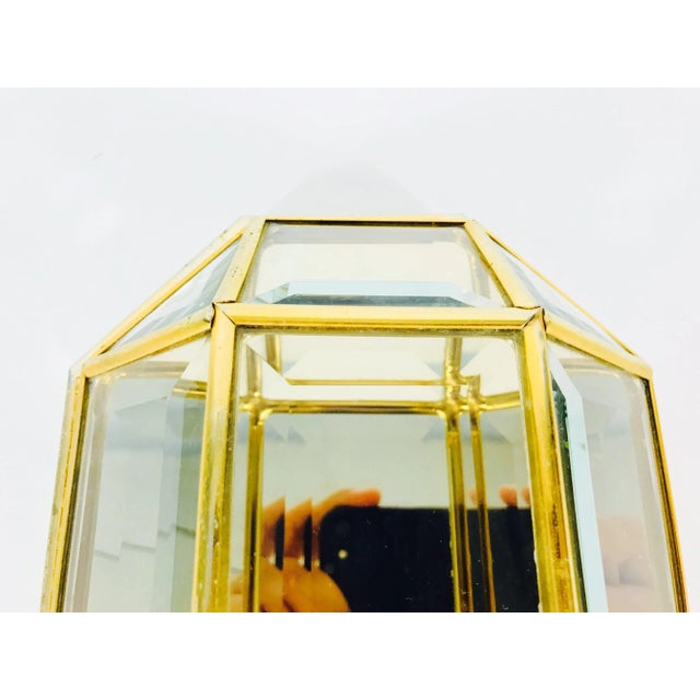 Mid-Century Modern Italian Octagonal Wall Lamp, Italy, 1960s For Sale - Image 11 of 13