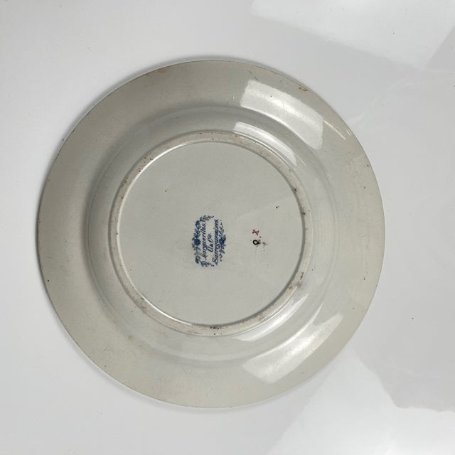 1920s Round Dish from Sarreguemines, 1875-1920 For Sale - Image 5 of 11