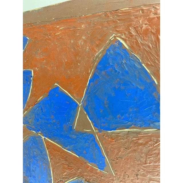 1990s Georges Ferrato, Abstract Composition, 1993, Canvas Painting For Sale - Image 5 of 10