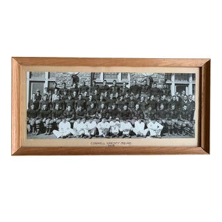 1920s Cornell University Football Team Photograph, Framed For Sale