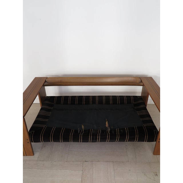 Italian Two Seat Sofa by Afra & Tobia Scarpa for Maxalto, 1970s For Sale - Image 10 of 18