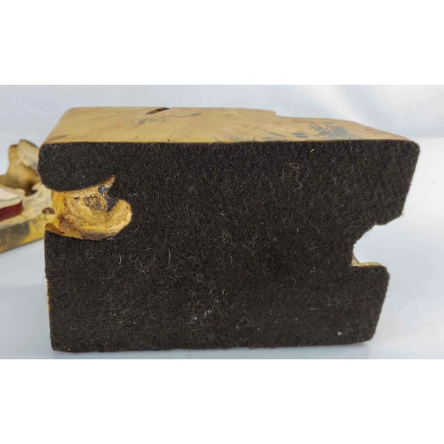 Mid Century Burlwood Decorative Box For Sale - Image 9 of 10